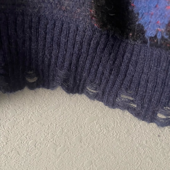 Anthropologie Multicolor V-Neck Sweater - Picture 8 of 12